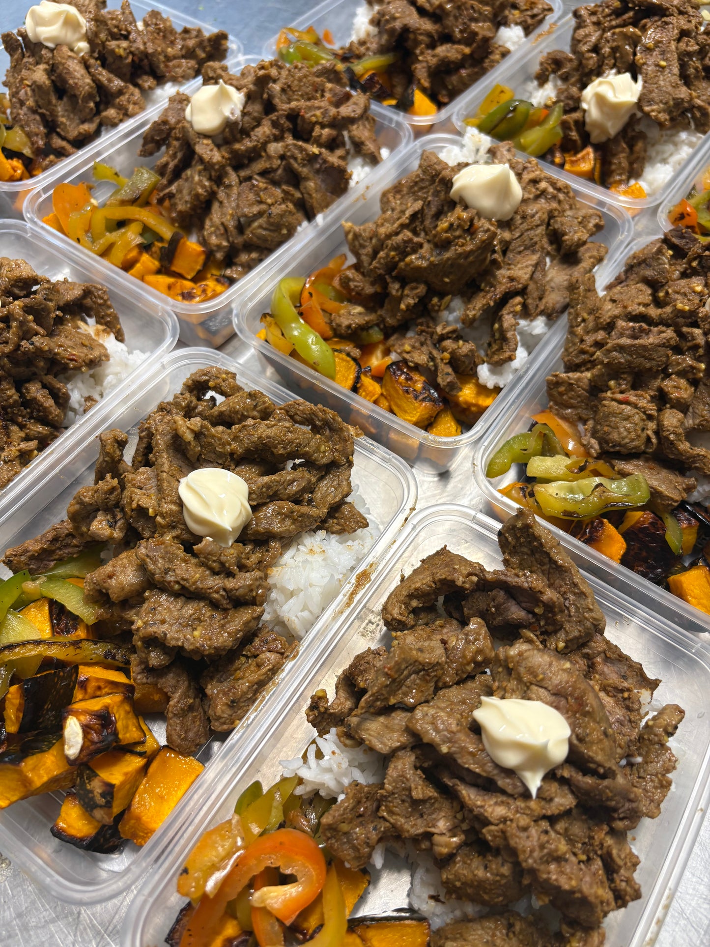 Moroccan Spiced Beef Strips with Grilled Vegetables