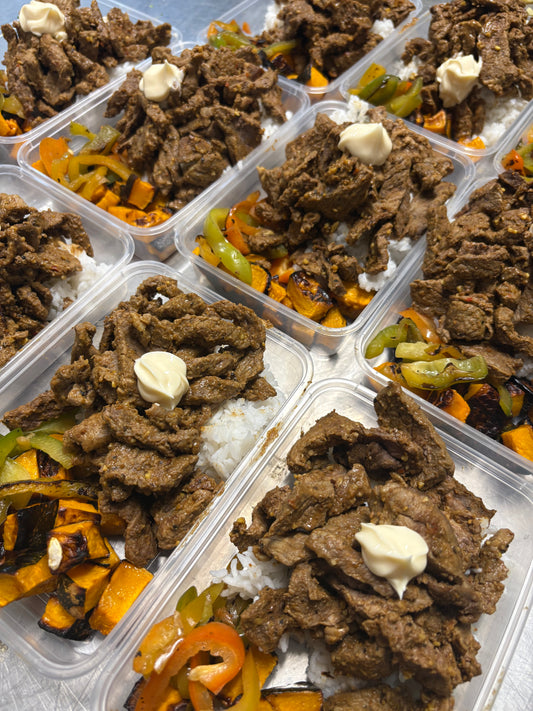 Moroccan Spiced Beef Strips & Grilled Vegetables LARGE