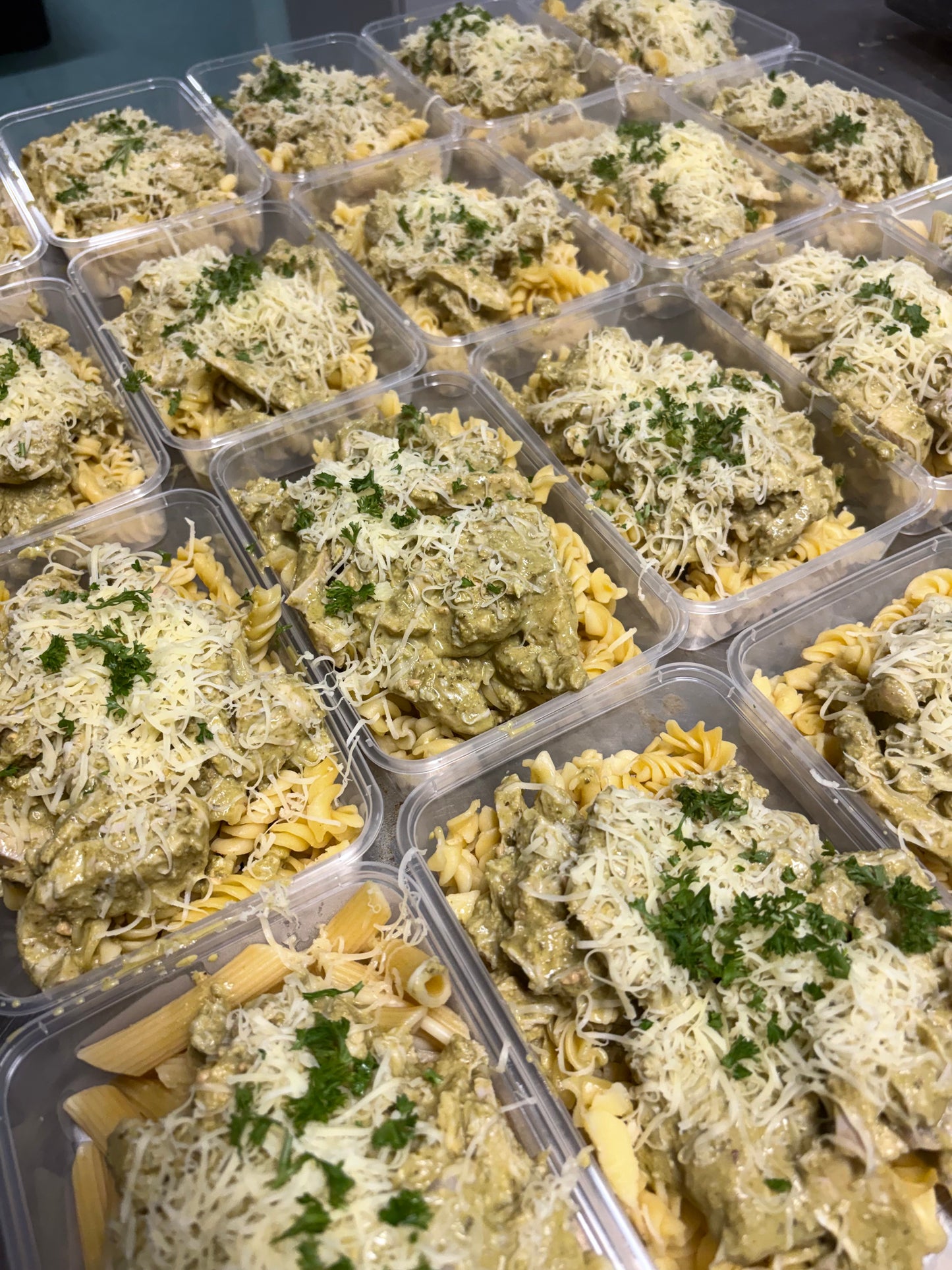 Basil Pesto Chicken Pasta