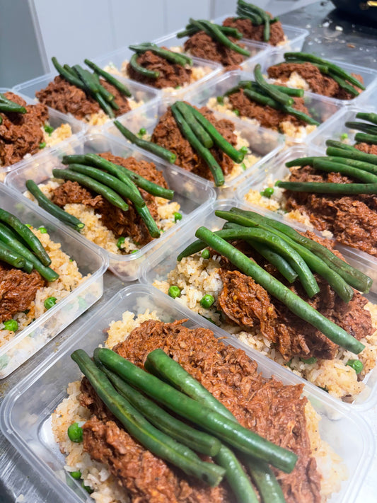 XL Braised Wagyu Beef with Green Beans and Spiced Rice