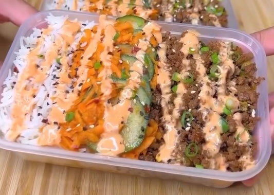 Korean BBQ Chicken Rice Bowls