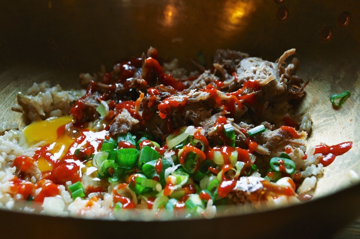 XL Pulled Pork Stir Fry